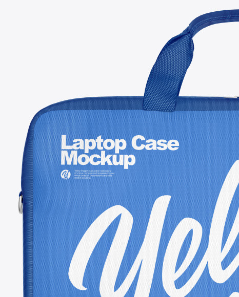 Download Laptop Bag Mockup In Bag Sack Mockups On Yellow Images Object Mockups