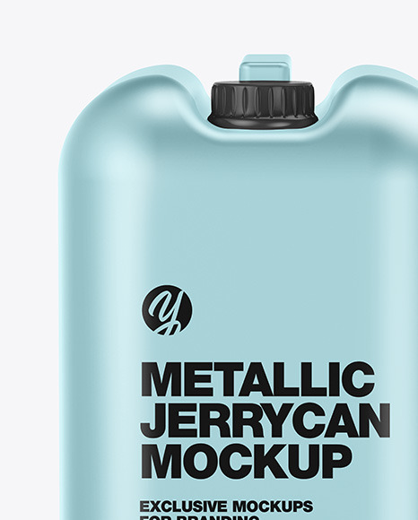 Metallic Jerrycan Mockup PSD #2