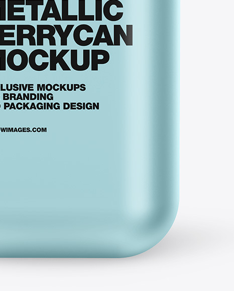 Metallic Jerrycan Mockup PSD #1
