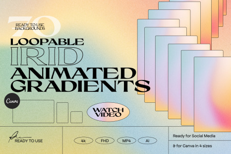 IRID - Animated Gradients Backgrounds