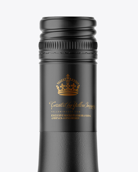 Ceramic Wine Bottle with Screw Cap Mockup PSD #2