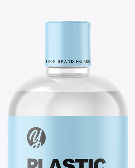 Clear Cosmetic Bottle Mockup PSD #2