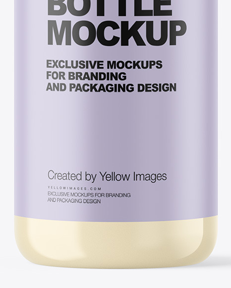 Clear Cosmetic Bottle Mockup PSD #1