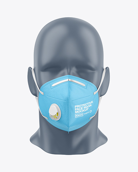 Download Protective Face Mask Mockup PSD Mockups by Leonid Soldatov