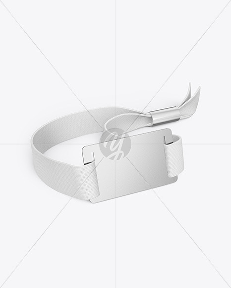 Download Wristband Mockup In Apparel Mockups On Yellow Images Object Mockups