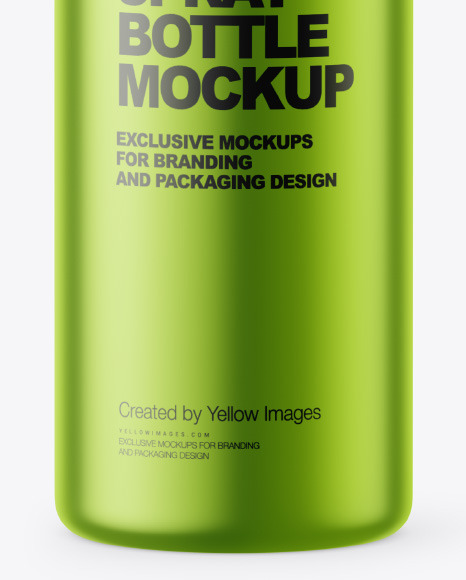 Metallic Spray Bottle PSD #1