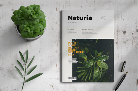 Naturia | Magazine template