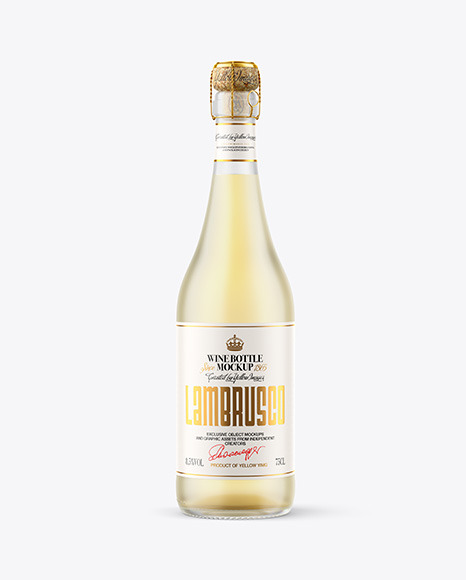 Bottle w/ Wine Mockups