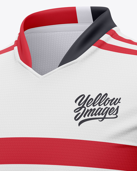 Soccer Jersey Mockup In Apparel Mockups On Yellow Images Object Mockups