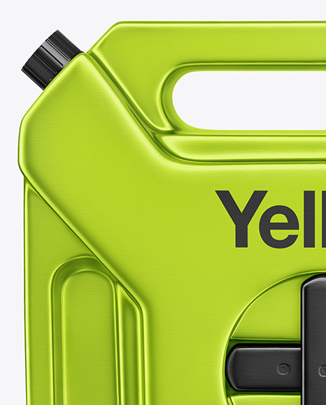 Metallic Fuel Jerry Сan Mockup PSD #2