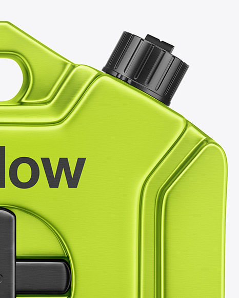 Metallic Fuel Jerry Сan Mockup PSD #1