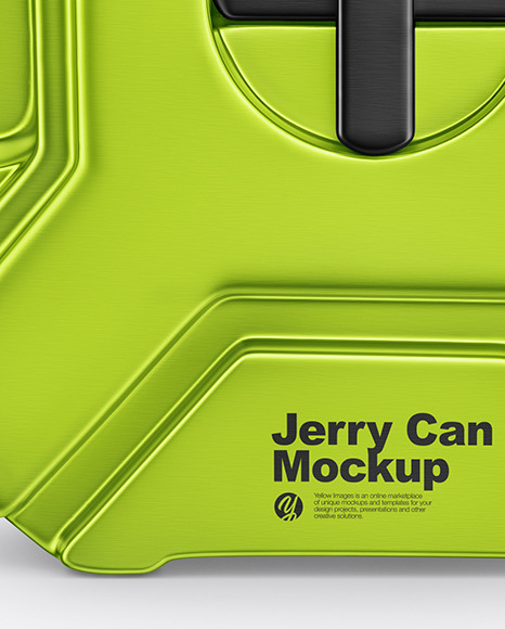 Metallic Fuel Jerry Сan Mockup PSD #6