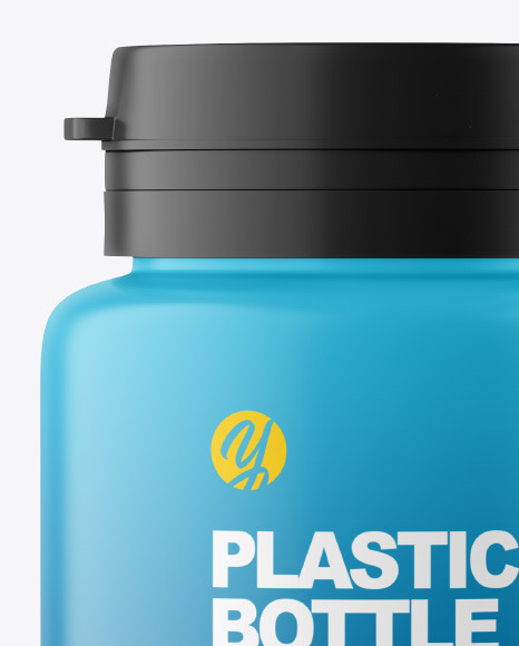 Matte Plastic Jar Mockup PSD #2