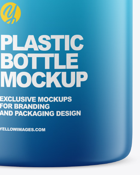 Matte Plastic Jar Mockup PSD #1