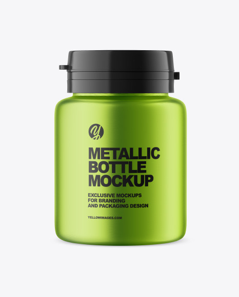 Metallic Jar Mockup