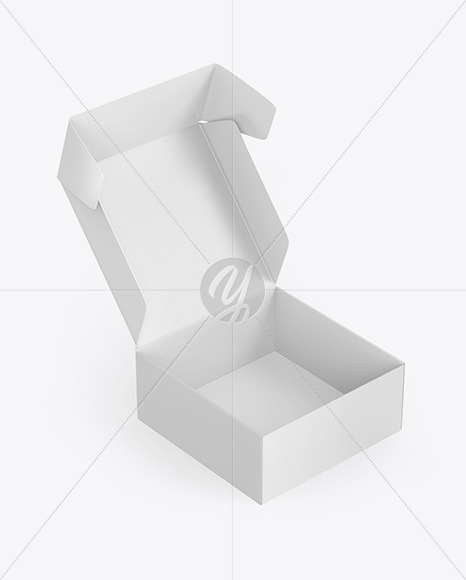 Download Hexagon Paper Box Mockup Front View High Angle In Box Mockups On Yellow Images Object Mockups