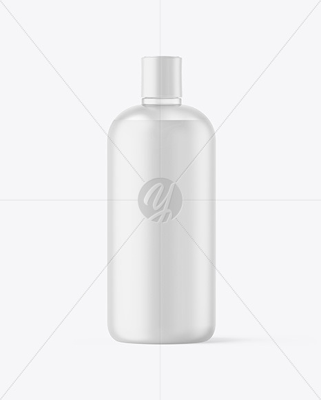 Frosted Cosmetic Bottle Mockup PSD #3