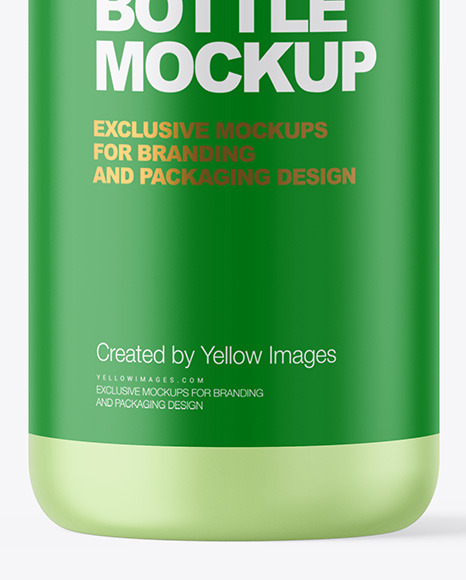 Frosted Cosmetic Bottle Mockup PSD #1