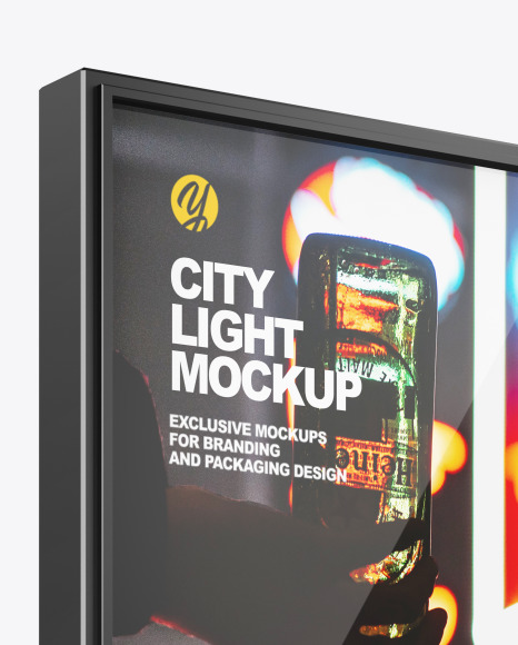 City Light Poster PSD #1