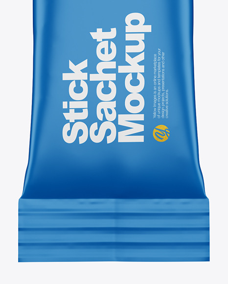 Matte Stick Sachet Mockup PSD #1
