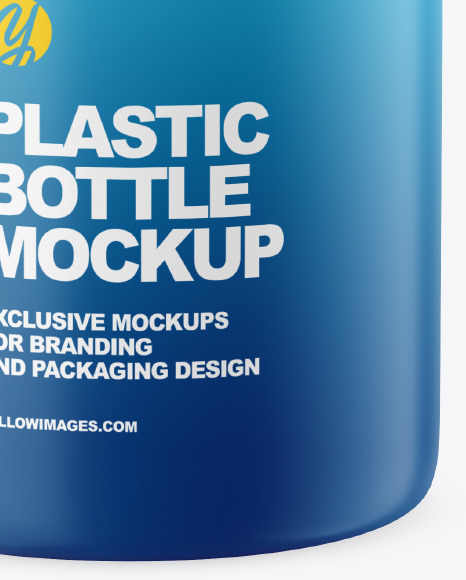 Matte Plastic Jar Mockup PSD #1