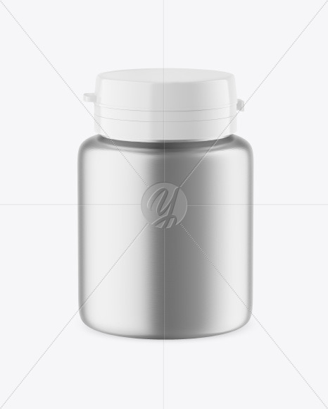 Metallic Jar Mockup