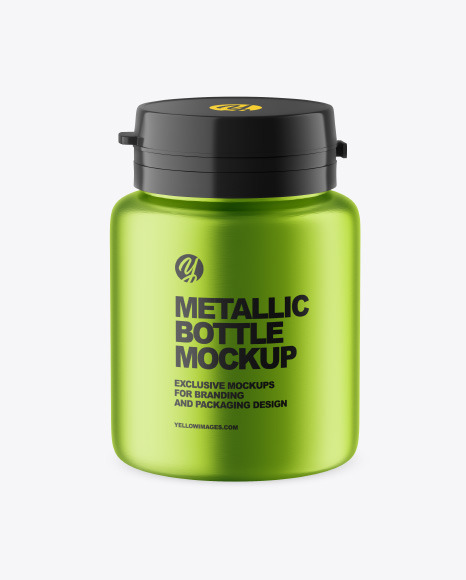 Metallic Jar Mockup