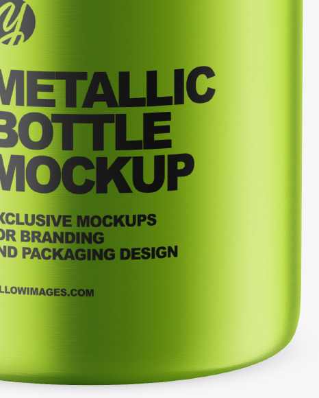 Metallic Jar Mockup PSD #1