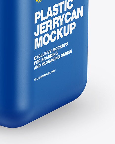 Plastic Jerrycan Mockup PSD #1