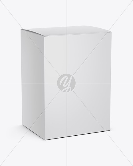 Download Paper Box Mockup Halfside View In Box Mockups On Yellow Images Object Mockups