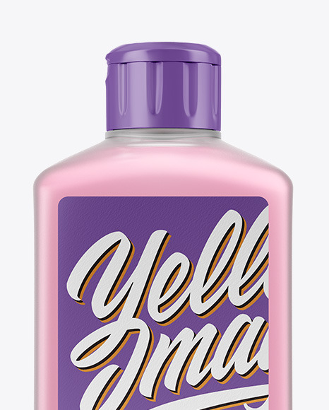 Frosted Cosmetic Bottle Mockup PSD #2