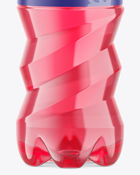 500ml Clear Plastic Drink Bottle Mockup PSD #7