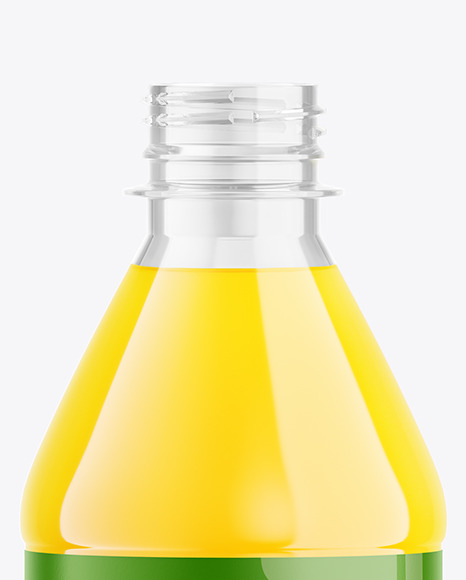 500ml Clear Plastic Drink Bottle Mockup PSD #6
