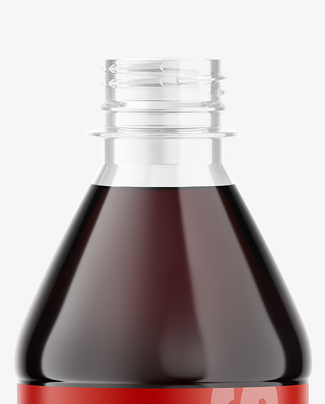 500ml Clear Plastic Drink Bottle Mockup PSD #6