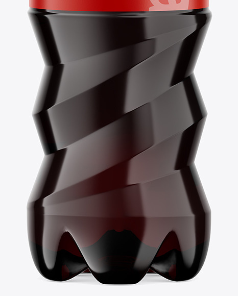 500ml Clear Plastic Drink Bottle Mockup PSD #7