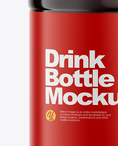 500ml Clear Plastic Drink Bottle Mockup PSD #5