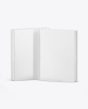 Two Hardcover Books w/ Glossy Covers Mockup