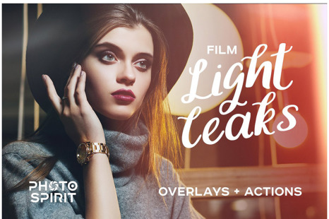 Film Light Leaks Overlays