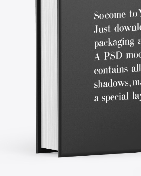 Two Hardcover Books w/ Mattle Covers Mockup