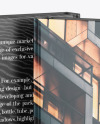 Two Hardcover Books w/ Mattle Covers Mockup