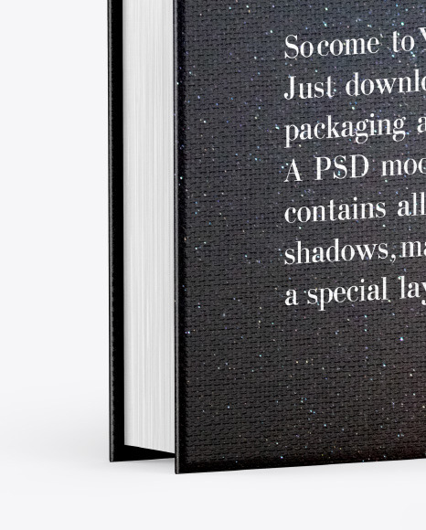 Two Hardcover Books w  Fabric Covers Mockup PSD #7