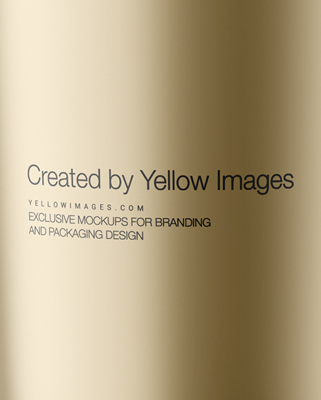 Matte Metallic Bottle Mockup PSD #1