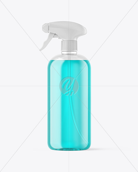 Color Liquid Spray Bottle Mockup PSD #3