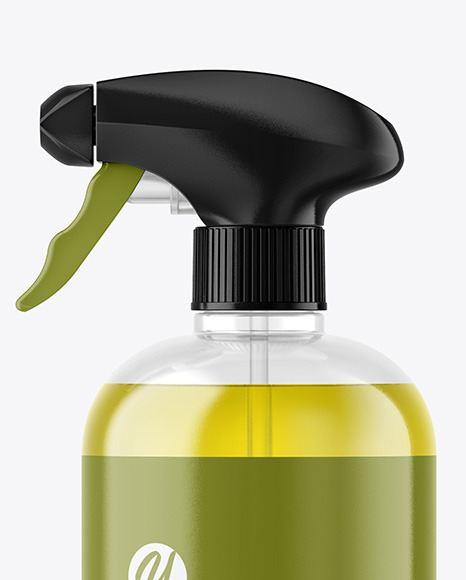 Color Liquid Spray Bottle Mockup PSD #2