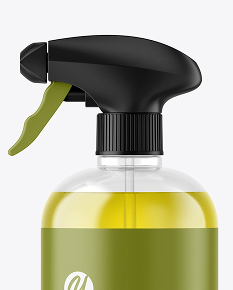 Color Liquid Spray Bottle Mockup PSD #1