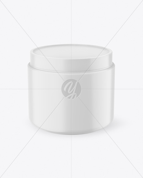 Matte Cosmetic Jar Mockup Matte Cosmetic Jar Mockup