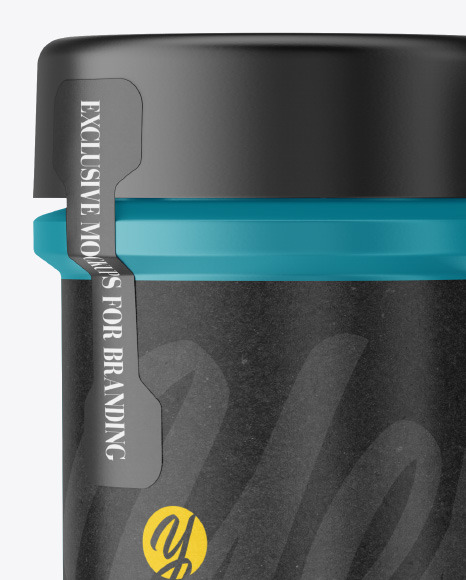 Two Matte Spice Jars Mockup PSD #2