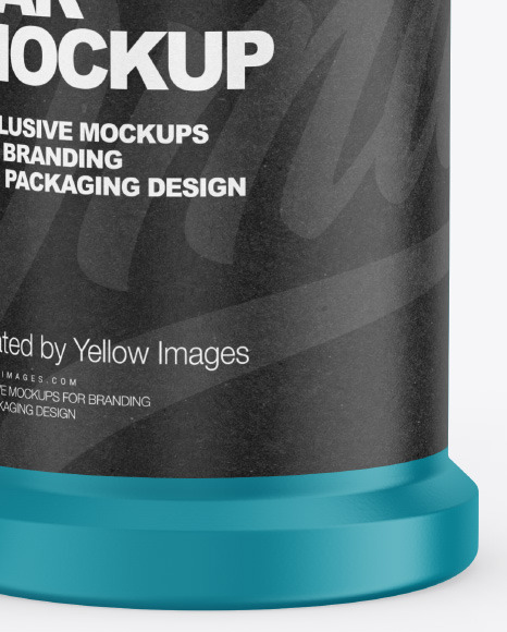 Two Matte Spice Jars Mockup PSD #6