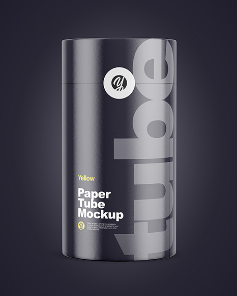 Glossy Tube Mockup PSD #7
