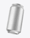 Can With Water Drops Mockup